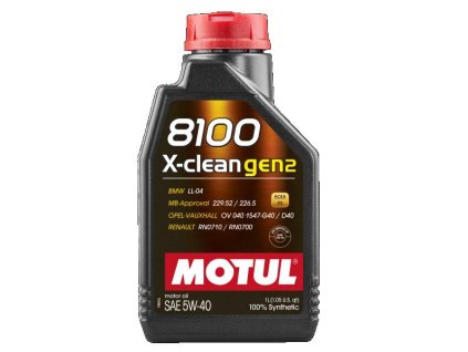 Motul 8100 X-CLEAN GEN2 5W-40 1 l