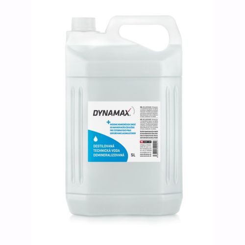 DYNAMAX TECHNICKÁ DEMINERALIZOVANÁ VODA 5L
