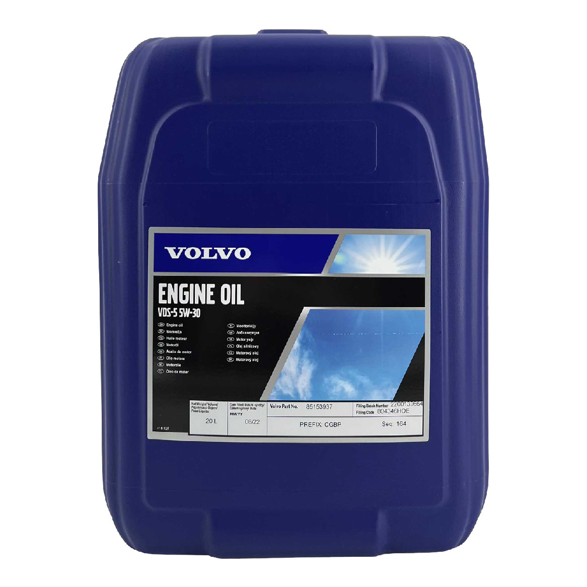 Volvo Engine Oil VDS-5 5W-30 20 l