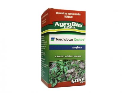 pripravek proti jednoletym a viceletym plevelum agrobio touchdown quattro 50 ml