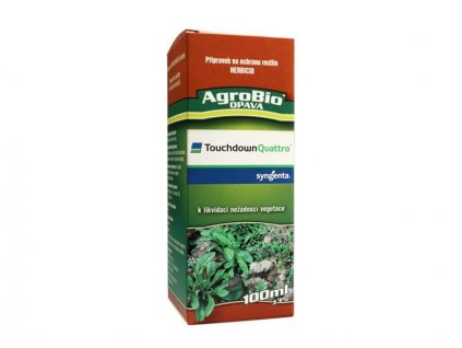 pripravek proti jednoletym a viceletym plevelum agrobio touchdown quattro 100 ml