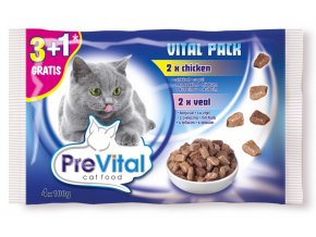 prevital cat kapsa kureci teleci 4x100g