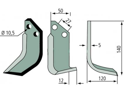tiller blade 180mur 09r 2