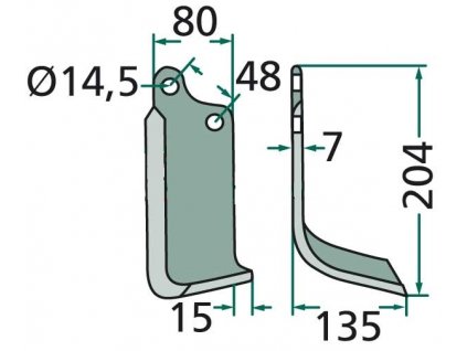 curved blade 180mas 37r 2