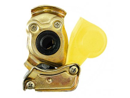 Vzduchová hlavica traktor, M22 x 1,5, žltá