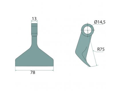 Mulčovacie kladivo 1800200025