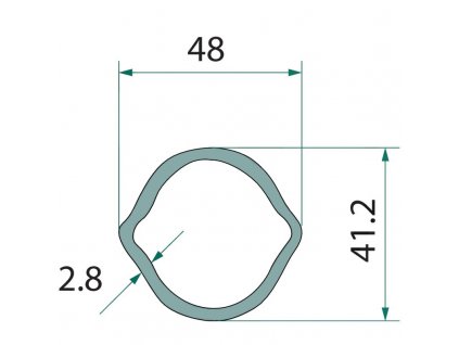 Profil citrón v2, vonkajší, 1 m