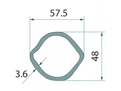 Profil citrón v3, vonkajší, 1 m