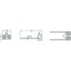 Prst zberného vozu 157 x 65 mm