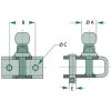 Spojka prívesu 1500 / 3000 kg