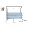 Vzduchovy filter Kubota (4)