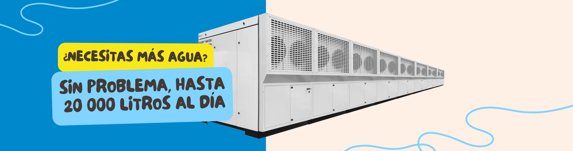 Genera hasta 20.000 litros al día