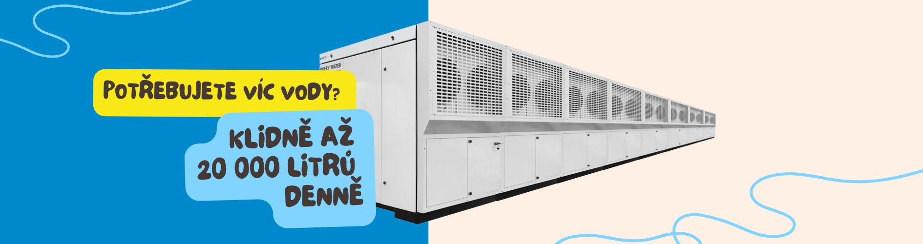 20 tisíc litrů denně