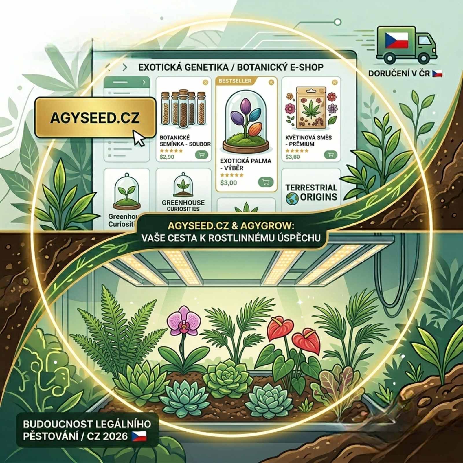 🌿 Agyseed a Agygrow: Průvodci novou érou konopné svobody v Česku! 🇨🇿✨