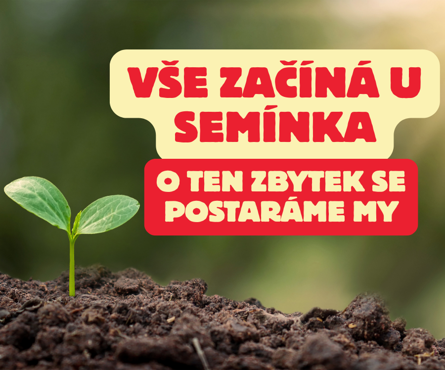 vše začíná u semínka mobil