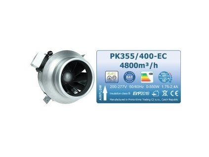 Prima Klima ventilátor Blueline PK355/400-EC - 4400 m3/h, EC motor