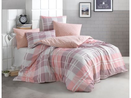 12134 bavlnene povleceni 140x200 70x90 cm mark ruzove