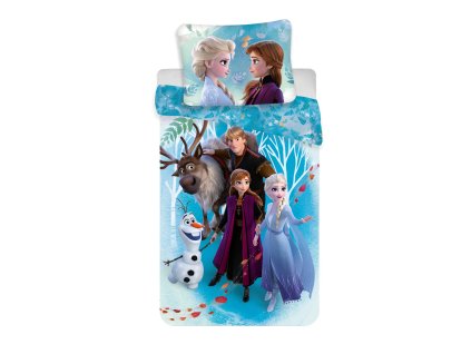 12344 detske bavlnene povleceni 140x200 70x90 frozen 2 family