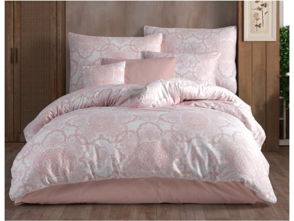 17508 bavlnene povleceni 140x200 70x90 cm lisle ruzove