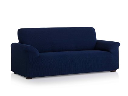 napínací potah na pohovku modrý