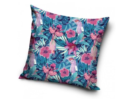 40897 dekoracni polstarek tropicka zahrada