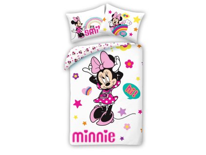 26067 bavlnene povleceni 140x200 70x90 cm minnie mouse hi