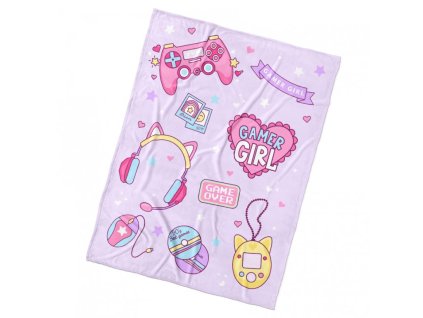 41271 detska deka gamer girl 130x170