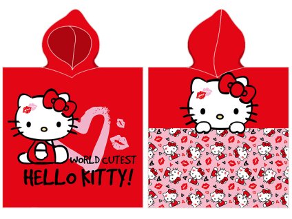 Detske Ponco Hello Kitty Nejroztomilejsi na Svete HK225014