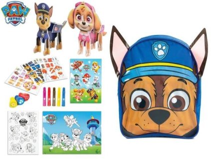 Paw Patrol kreatív szett Chase hátizsákban