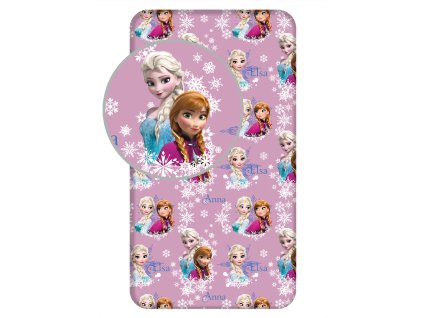 28000 bavlnene napinaci prosteradlo 90x200 25 cm frozen duo sisters 02