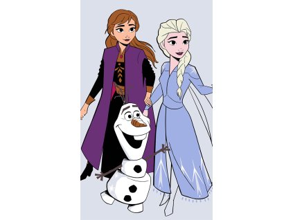 Detsky rucnik Ledove Kralovstvi Pratele Navzdy 30x50 FR213