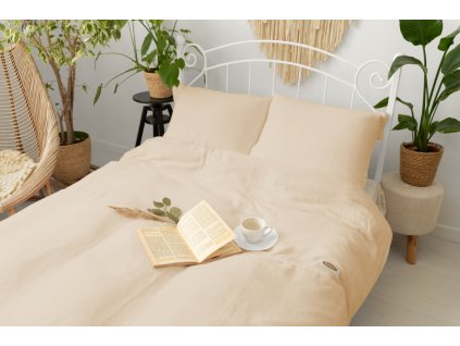 28153 muselinove povleceni 140x200 70x90 cm bezova