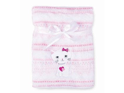 Deka ricco ruzova kocicka