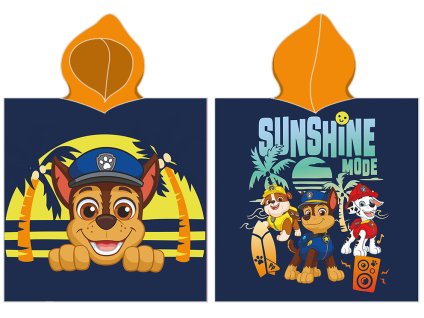 Detske ponco Tlapkova Patrola Dovolena u More PAW239700