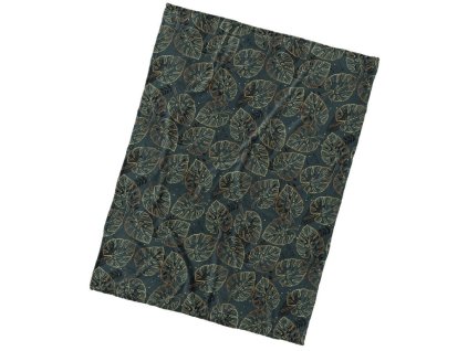 42971 mikroplysova deka listy v barvach podzimu 150x200 koso