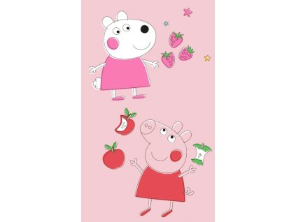 42833 detsky rucnik prasatko pepina a ovecka zuzka 30x50