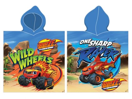 42704 detske ponco plaminek a ctyrkolaci rychla jizda