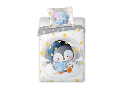Pościel 100x135+40x60 Przytulaki 006 Pingwinek EAN 5907750597079