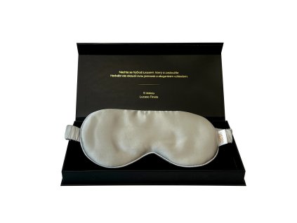 hedvábná maska na spaní