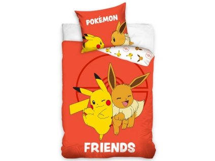 44188 detske povleceni pokemon eeve a pikachu