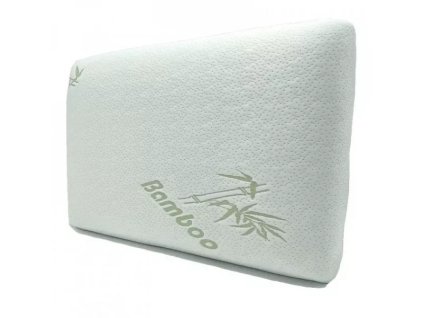 Anatomický polštář z paměťové pěny tvarovaný 58x38 cm, bambus