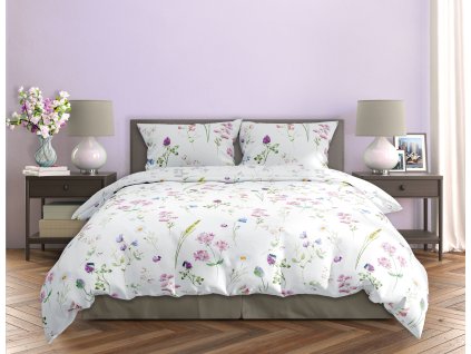 Pościel satynowa 140x200+70x90 Milagro Verde 013 EAN 5904541929576 2