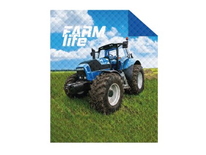 Luxusní přehoz na postel 170x210 cm - Traktor 1