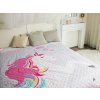 23534 1 luxusni prehoz na postel 170x210 cm jednorozec seda