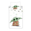 25650 bavlnene povleceni 140x200 70x90 cm star wars baby yoda