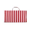 Skládací plážové lehátko - Červené proužky