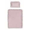 Povlečení do postýlky 100x135 + 40x60 cm s volánkem - Mayamoo růžové 2