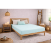 Luxusní bavlněné JERSEY prostěradlo s lycrou 90x200 cm - mentolové