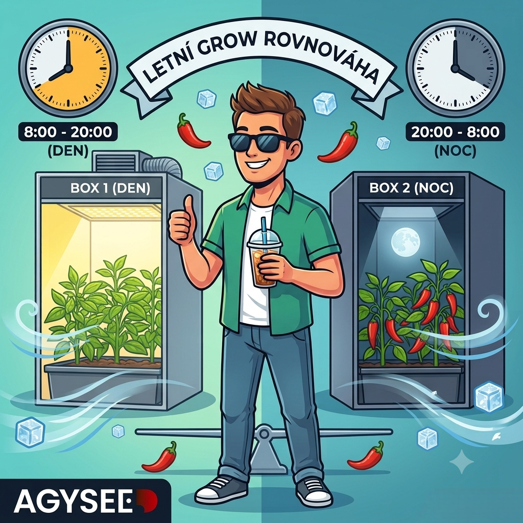 🌶️🔥 Letní výheň útočí: Jak přežít horka venku, doma a jak u toho neuvařit sebe ani svůj growbox! 🔥🌶️