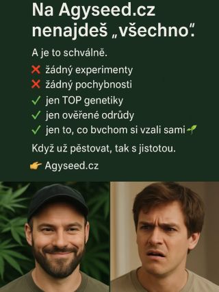 Na Agyseed.cz nenajdeš nekonečný katalog. A přesně tak to má být. Nechceme nabízet všechno. Chceme nabízet to nejlepší 🌱 ❌...